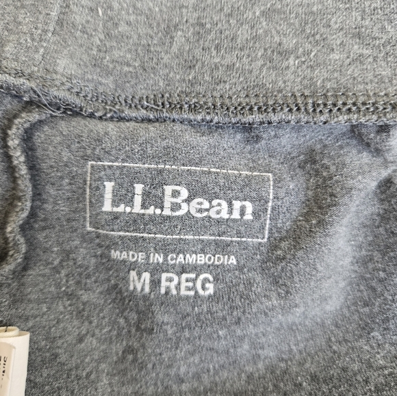 L.L. Bean Women's Gray Leggings-Size M - Picture 2 of 5